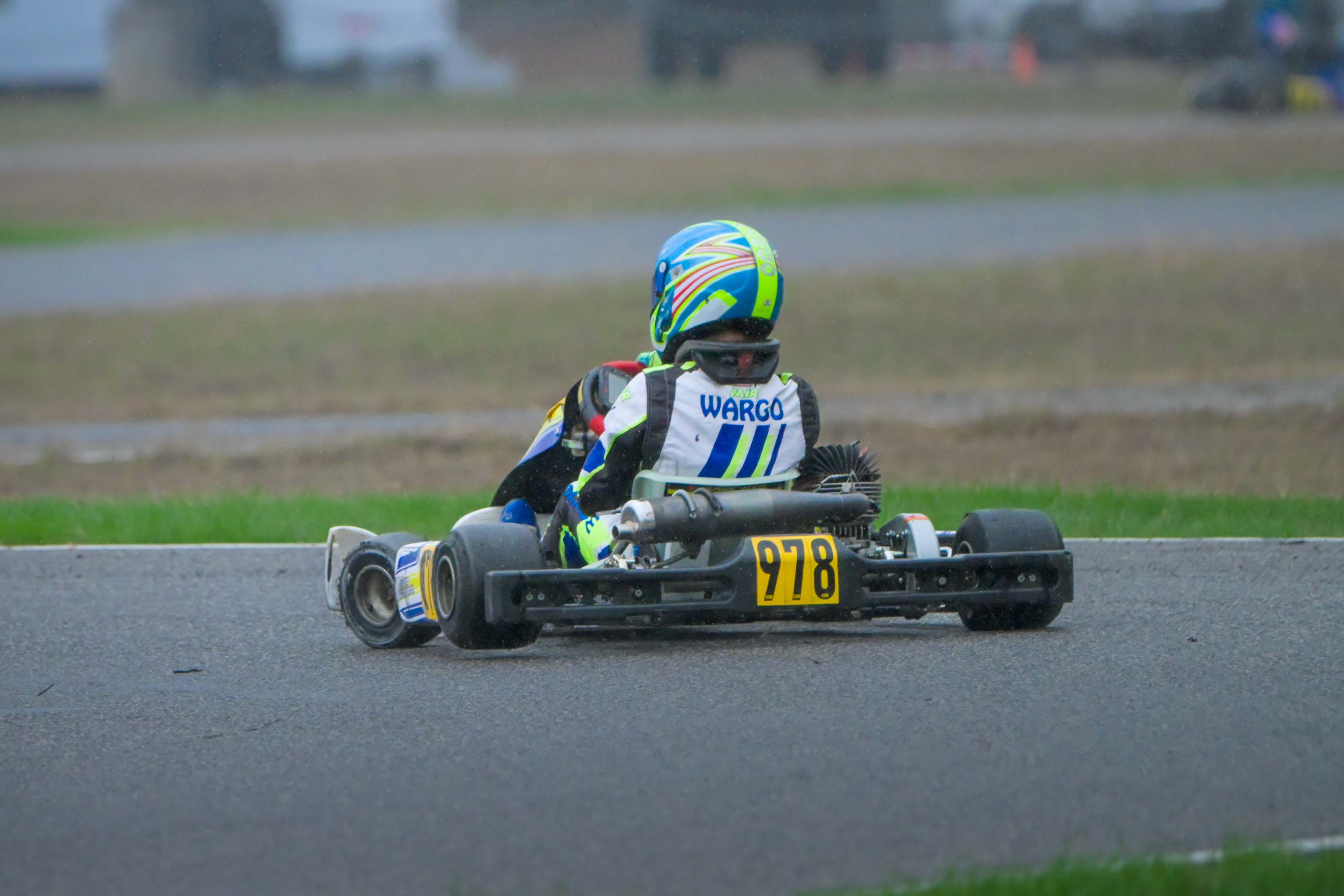 Derek Wargo competing